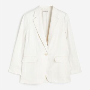 H&M Linen-Blend Blazer